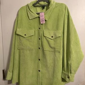 Lime Green Shacket